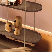 Aparador Sala De Estar Infinity Castanho - Hb Móveis Castanho - 5