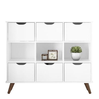 Nicho Organizador Retrô 1478 Com 6 Gavetas Branco - Qmovi Branco