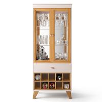 Sala De Jantar Com Cristaleira ópera E Buffet Aparador Sollare Off White-cinamomo - Hb Móveis Off White-cinamomo - 3