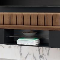 Home Suspenso Illusion 2.2 Preto-castanho Para Tv Até 70? - Hb Móveis Preto-castanho - 5