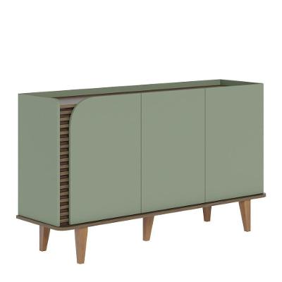 Buffet Aparador Jurerê 3 Portas Hortelã-amêndoa - Colibri Hortelã-amêndoa