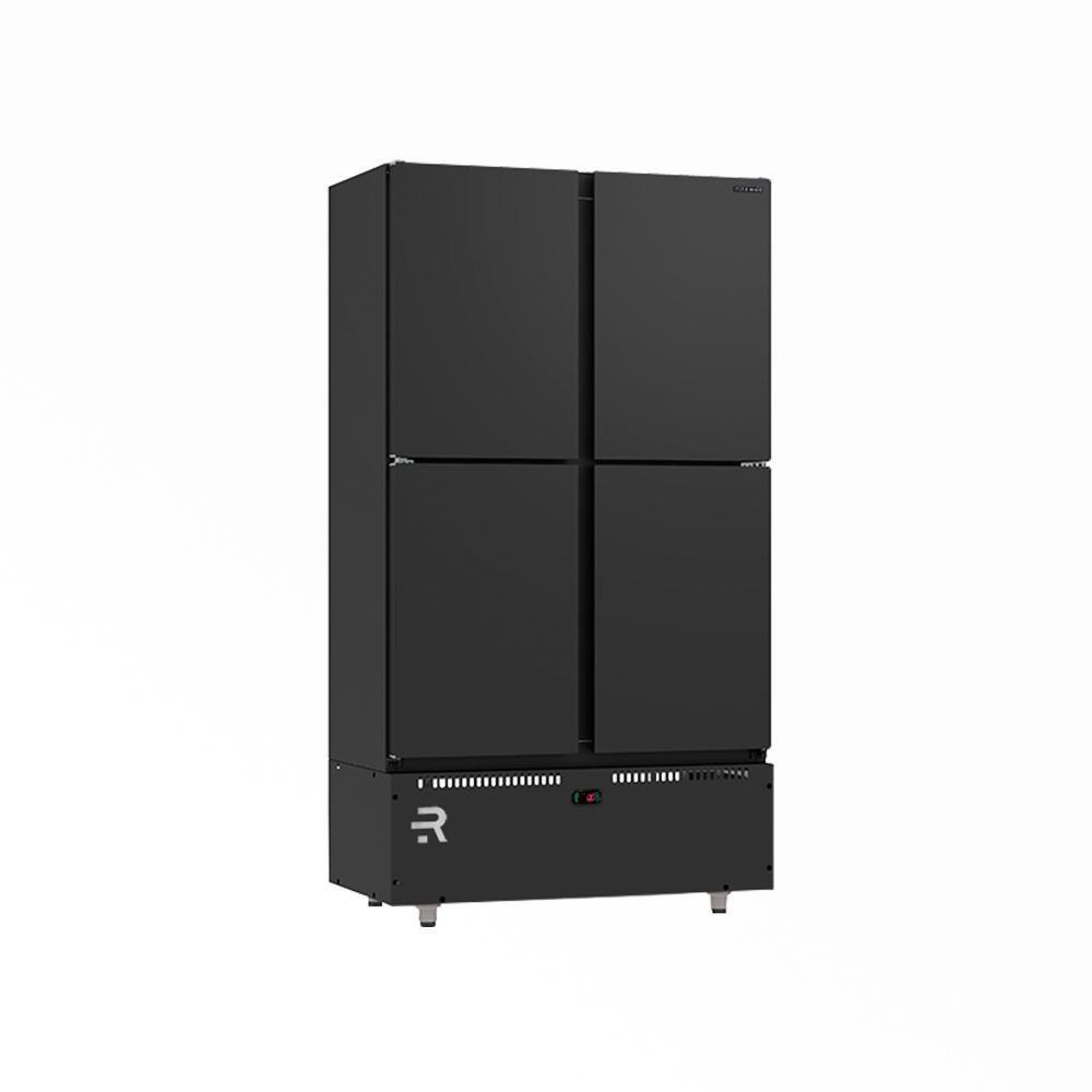 Mini Câmara 4 Portas Resfriados 744l Preto 0 A 7ºc Ar Forçado Motor Inferior Mcr4pp - Refrimate 220V - 1