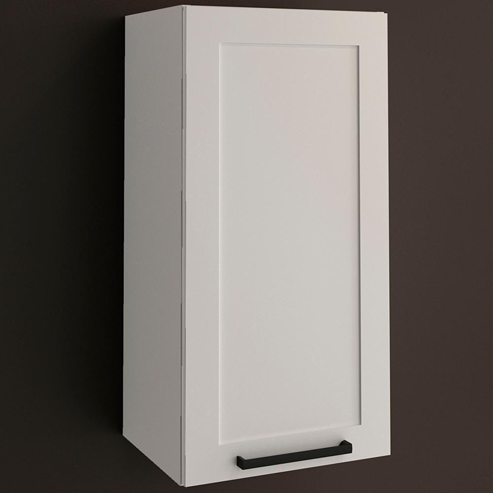 Armario Aereo 1 Porta 40 Cm Mdf Cz3315 Branco Tecno Mobili - 5