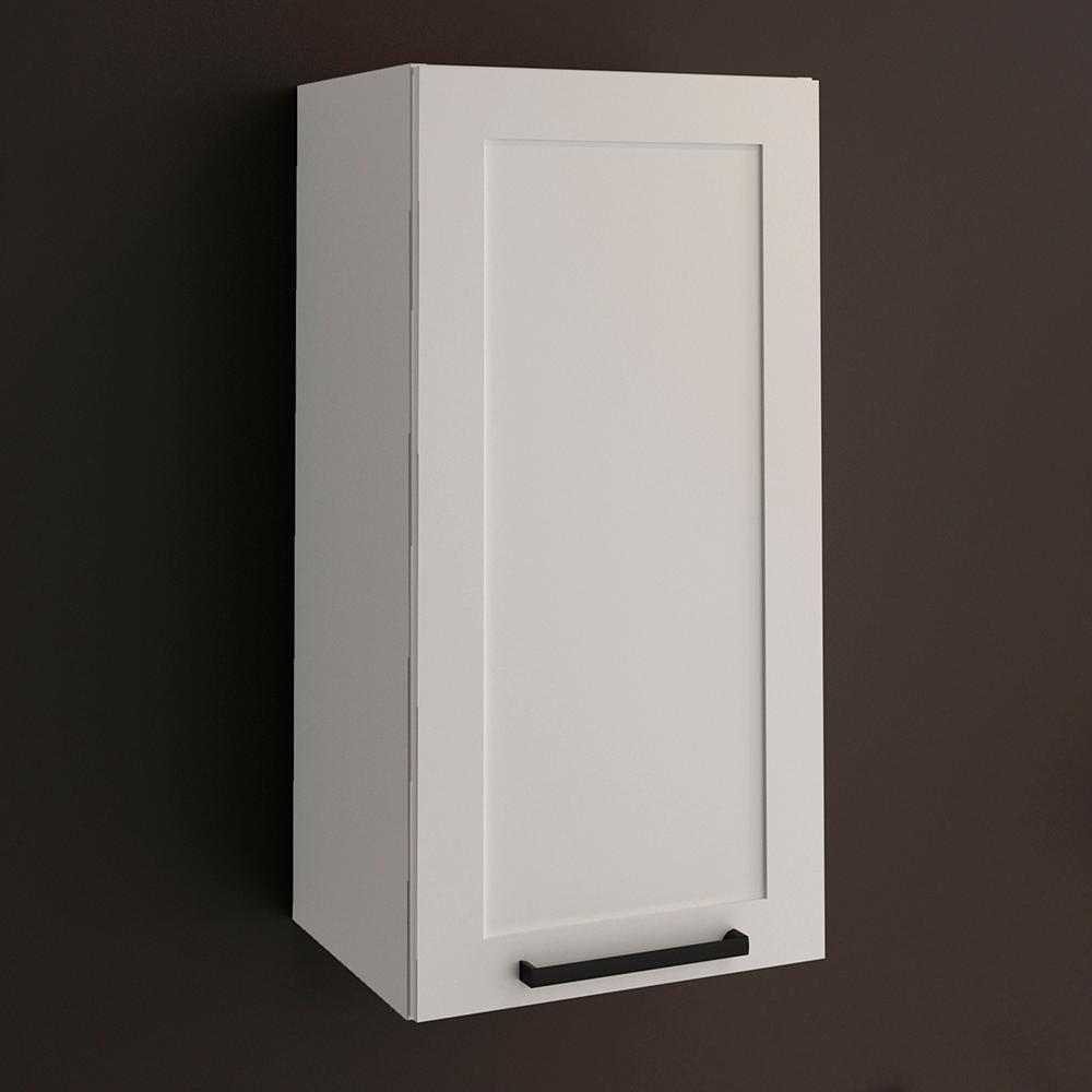 Armario Aereo 1 Porta 40 Cm Mdf Cz3315 Branco Tecno Mobili - 6