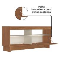 Rack Bancada Tv 65 Pol 160 Cm 1p Basculante Cinamomo Off White Arly - 6