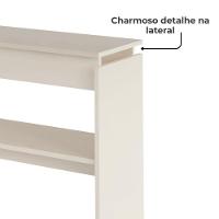 Buffet Aparador 1 Prateleira 100 Cm Off White Arly - 5