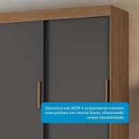 Guarda-roupa Casal 194,40 3 Pt 9 Gv Dante Estilo Mm Jatoba/grafitte - 6