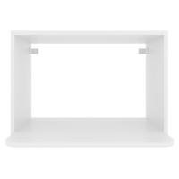 Armario Aereo Nicho Microondas 60 Cm Mdf Cz3319 Branco Tecno Mobili - 1