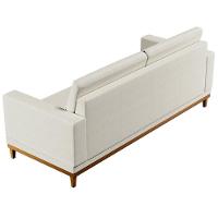 Sofá Living 145cm 2 Lugares Kayrós D05 Linho Cru - Mpozenato - 2