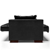 Sofá Cama Para Sala De Estar Lisboa Couríssimo Preto - Ibiza - 8