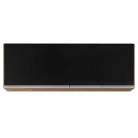 Armário De Cozinha Modulado De Canto Esquerdo 5 Peças Cp53 Balcão Com Tampo Castanho/preto - Lumil - 8