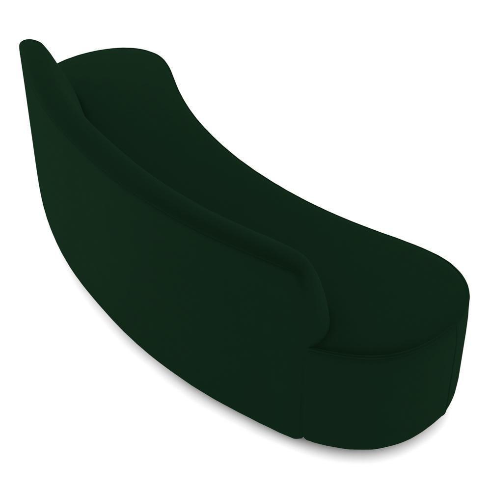 Sofá 3 Lugares Para Sala De Estar Living 180cm Koane D06 Veludo Esmeralda - Mpozenato - 7