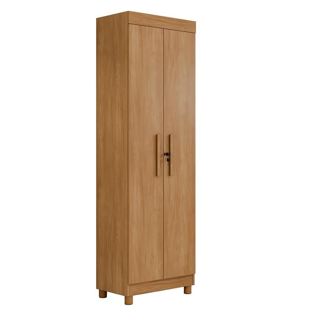 Armário Multiuso Roma 2 Portas 5 Prateleiras Com Chave Benetil Cinamomo - 1