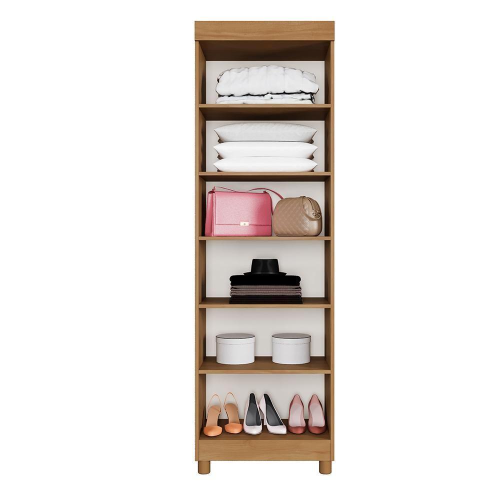 Armário Multiuso Roma 2 Portas 5 Prateleiras Com Chave Benetil Cinamomo - 3