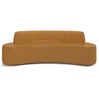 Sofá 4 Lugares Para Sala De Estar Living 230cm Koane D06 Sintético Caramelo - Mpozenato - 7