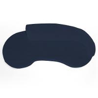 Sofá Living 4 Lugares 300cm Braço Direito Mozart D06 Veludo Azul - Mpozenato - 8