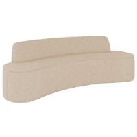 Sofá 2 Lugares Para Sala De Estar Living 150cm Koane D06 Linho Marfim - Mpozenato - 1