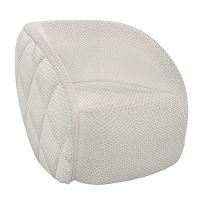 Sofá Decorativo 4 Lugares 318cm Com Almofadas E Poltrona Zion M22 Linho Cru - Mpozenato - 6