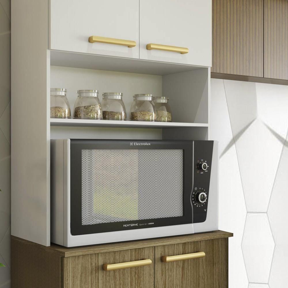 Armário De Cozinha 5 Peças Urban04 Balcão Sem Tampo 120cm K02 Freijó/supremo - Mpozenato - 9