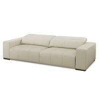 Sofá Retrátil Reclinável 3 Lugares 250cm Mare L08 Couro Off - Mpozenato - 6