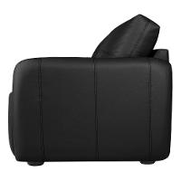 Sofá Living 2 Lugares Sala De Estar 180cm Virtus L07 Couro Preto - Mpozenato - 6