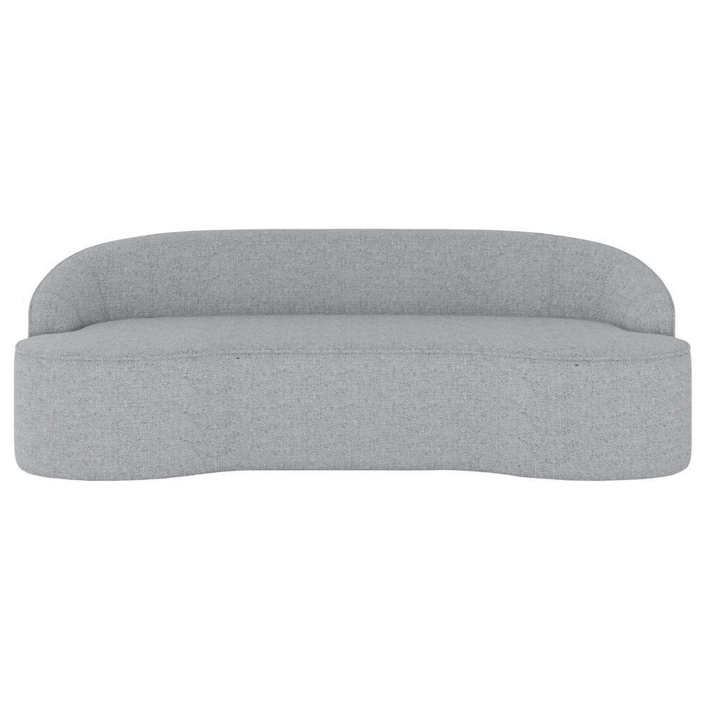 Sofá 4 Lugares Para Sala De Estar Living 230cm Theo D06 Linho Cinza Claro - Mpozenato - 6