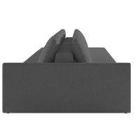 Sofá Ilha Modular Com Puff Para Sala Living 312cm Georgia K04 Linho Cinza Escuro - Mpozenato - 3