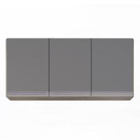 Armário De Cozinha Modulado De Canto 7 Peças Cp19 Balcão Sem Tampo Castanho/cinza - Lumil - 8