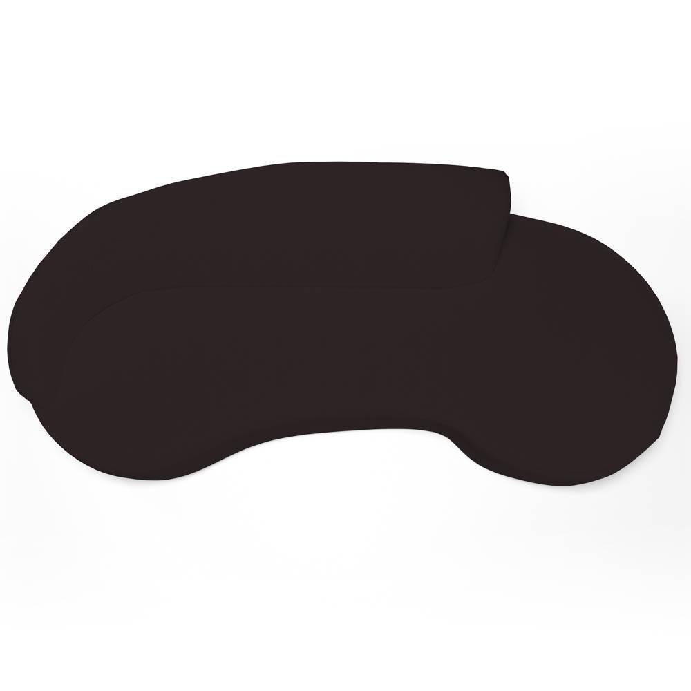 Sofá Living 4 Lugares 280cm Braço Esquerdo Mozart D06 Sintético Marrom - Mpozenato - 8