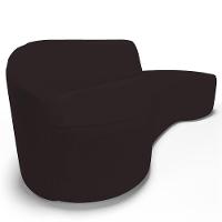 Sofá Living 4 Lugares 280cm Braço Esquerdo Mozart D06 Sintético Marrom - Mpozenato - 7