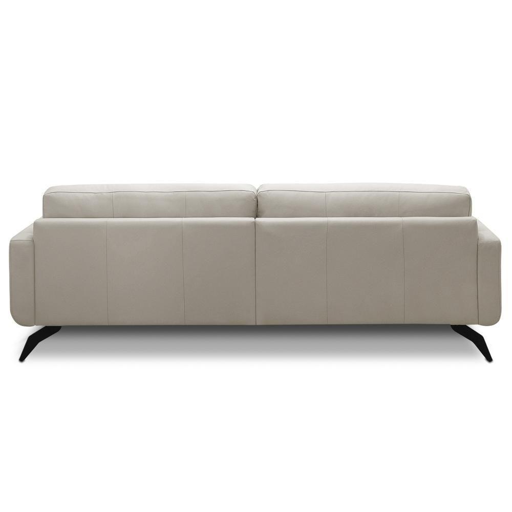 Sofá 4 Lugares Para Sala Living 270cm Vults L08 Couro Off - Mpozenato - 5