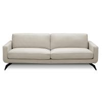 Sofá 4 Lugares Para Sala Living 270cm Vults L08 Couro Off - Mpozenato - 2