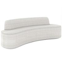 Sofá 4 Lugares Para Sala De Estar Living 260cm Koane D06 Bouclê Off White - Mpozenato - 1