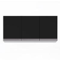 Armário De Cozinha Modulado De Canto 7 Peças Cp20 Balcão Com Tampo Branco/preto - Lumil - 8