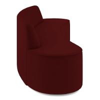 Sofá 2 Lugares Para Sala De Estar Living 150cm Koane D06 Veludo Bordô - Mpozenato - 5