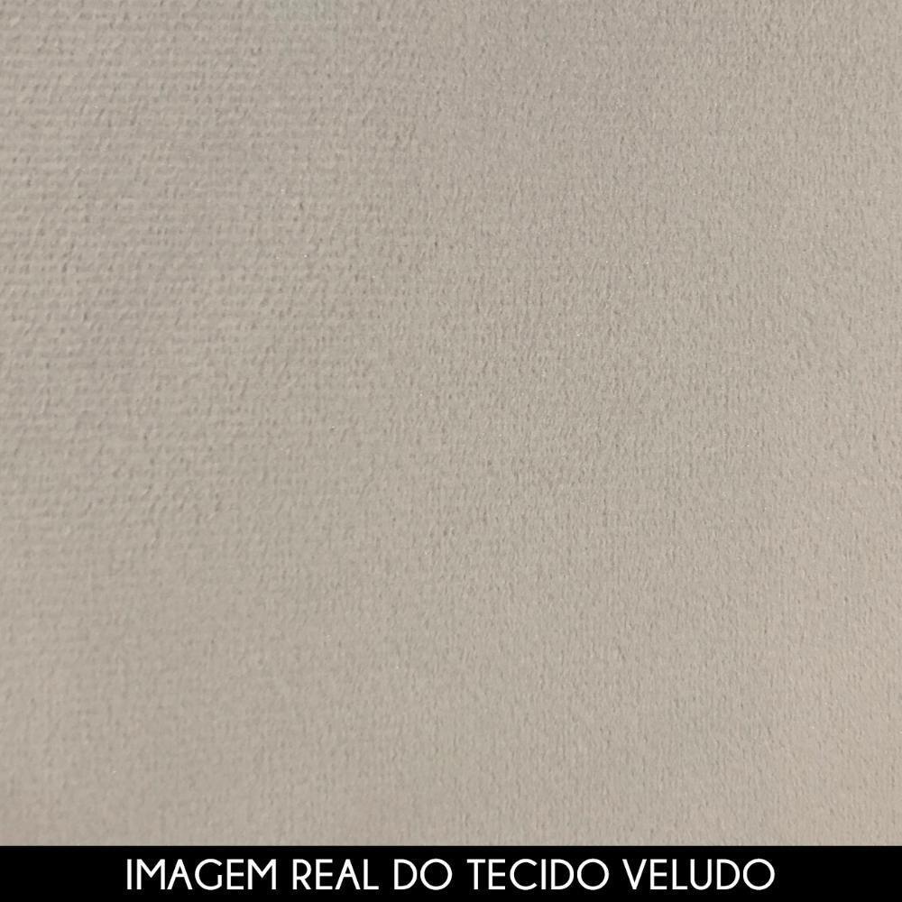 Sofá 3 Lugares Orgânico 240cm E Poltrona Zion M22 Veludo Bege - Mpozenato - 6