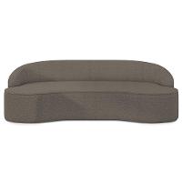 Sofá 4 Lugares Para Sala De Estar Living 230cm Theo D06 Bouclê Castor - Mpozenato - 6