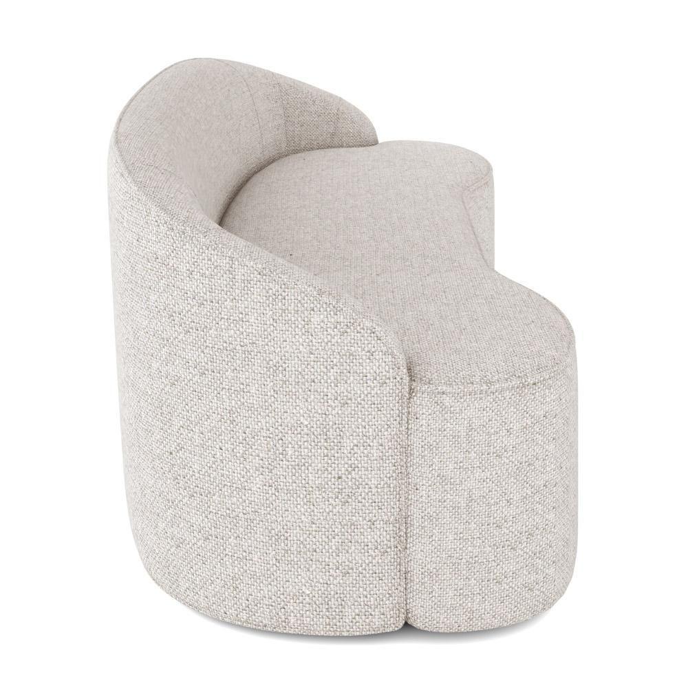 Sofá 5 Lugares Para Sala De Estar Living 280cm Theo D06 Linho Pérola - Mpozenato - 5