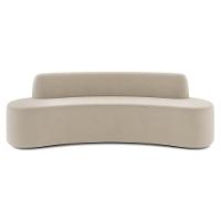 Sofá 5 Lugares Para Sala De Estar Living 280cm Koane D06 Veludo Creme - Mpozenato - 6