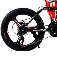 Bicicleta Aro 20 Cityfold Bike 21 Vel Marchas Freio A Disco Vermelho WCT Fitness