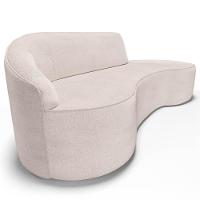 Sofá Living 4 Lugares 280cm Braço Esquerdo Mozart D06 Linho Cru - Mpozenato - 7