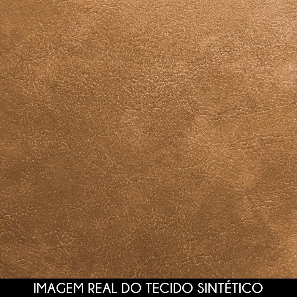 Sofá 3 Lugares Orgânico 240cm E Poltrona Zion M22 Sintético Caramelo - Mpozenato - 6