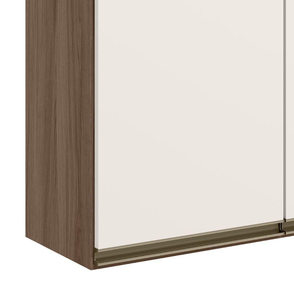 Armário De Cozinha Aéreo 120cm Maly N03 Carvalho/off White - Mpozenato - 6