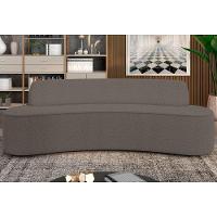 Sofá 4 Lugares Para Sala De Estar Living 260cm Koane D06 Bouclê Castor - Mpozenato - 2