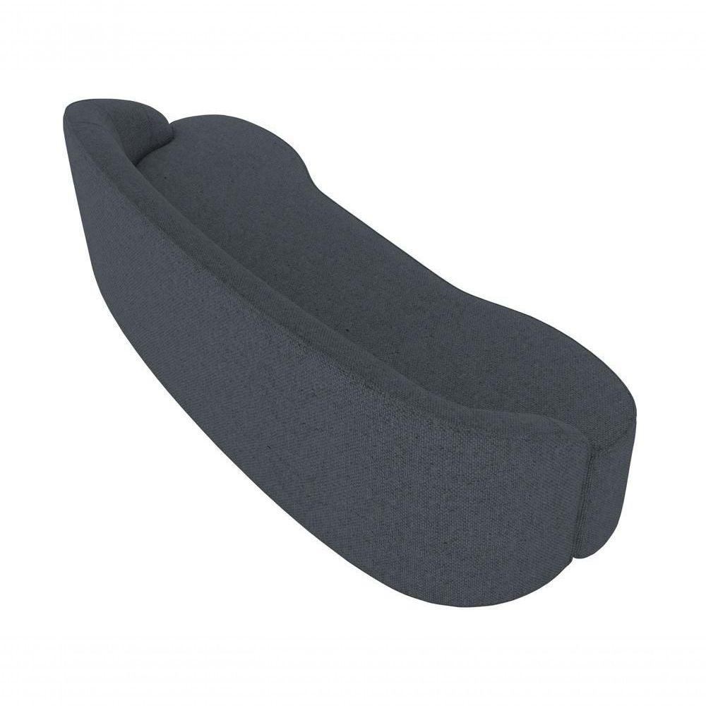 Sofá 4 Lugares Para Sala De Estar Living 230cm Theo D06 Linho Mescla Chumbo - Mpozenato - 7