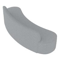 Sofá 5 Lugares Para Sala De Estar Living 300cm Koane D06 Linho Cinza Claro - Mpozenato - 7