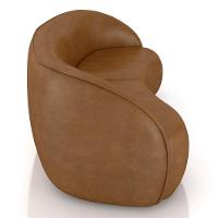 Sofá 3 Lugares 288cm Orgânico Zion M22 Sintético Caramelo - Mpozenato - 8