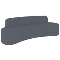 Sofá 4 Lugares Para Sala De Estar Living 230cm Koane D06 Linho Mescla Chumbo - Mpozenato - 1