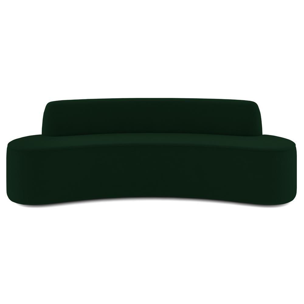 Sofá 5 Lugares Para Sala De Estar Living 280cm Koane D06 Veludo Esmeralda - Mpozenato - 6