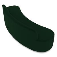 Sofá 5 Lugares Para Sala De Estar Living 280cm Koane D06 Veludo Esmeralda - Mpozenato - 7